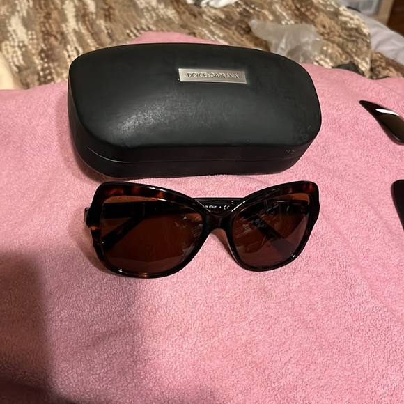 Dolce&Gabbana sunglasses w/ case,box and cloth currently RX but come w/lenses - Picture 1 of 11